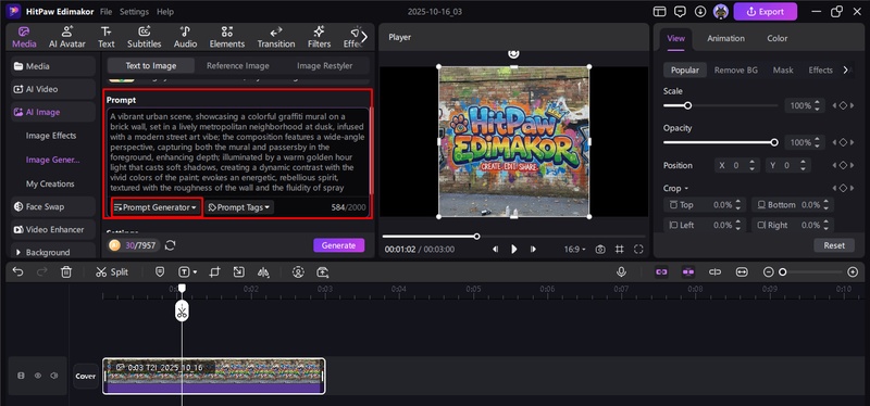 ai graffiti generator online