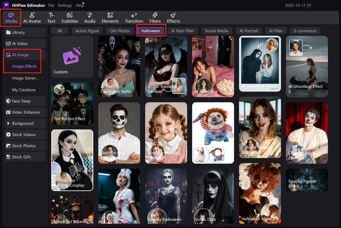 ai halloween ai image effects