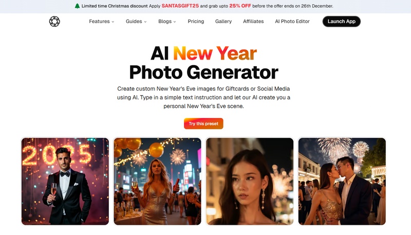 PhotoGPT 新年AI画像生成