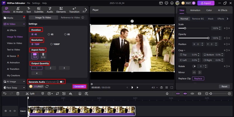 ai wedding photo album generator