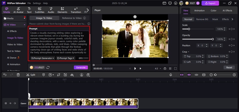 ai wedding photo album
