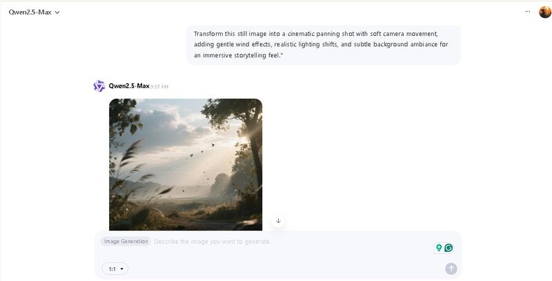 alibaba qwen 2.5 video generator