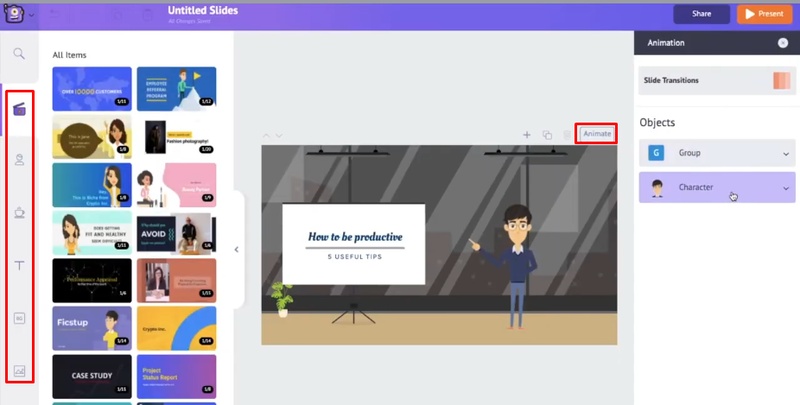 animaker se connecter