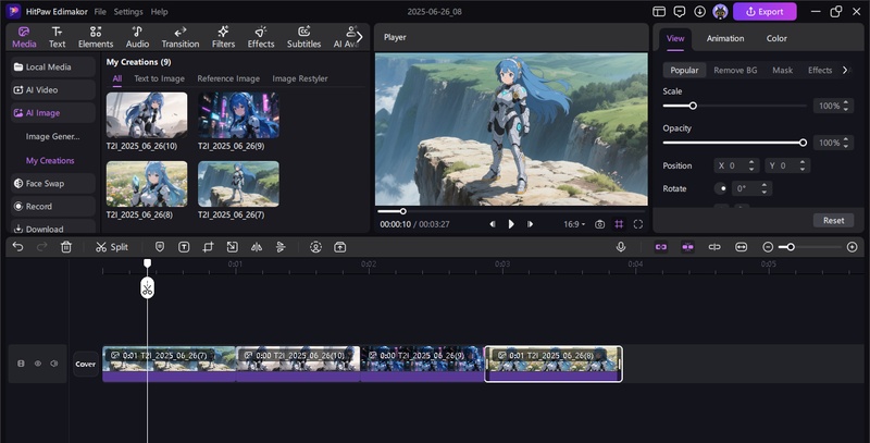 create ai animated video stories with consistent characters