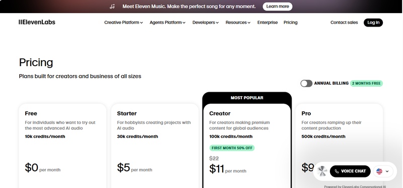 elevenlabs io contact