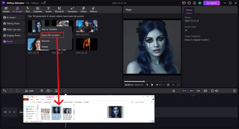 halloween ai talking avatar results