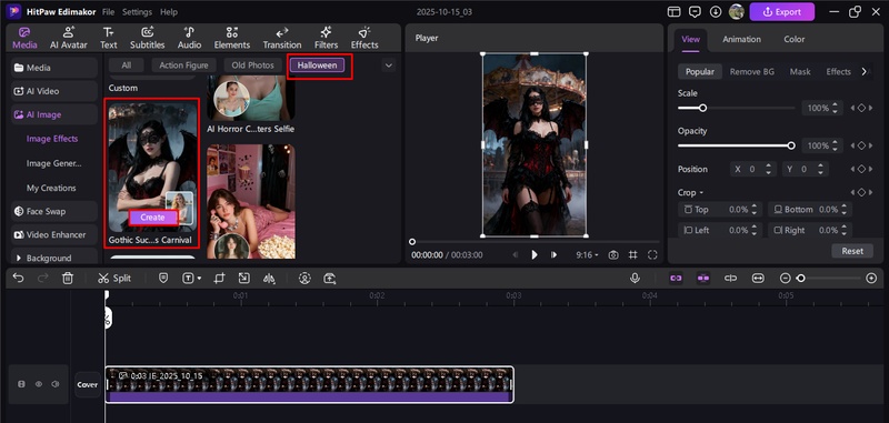 halloween effect after effects