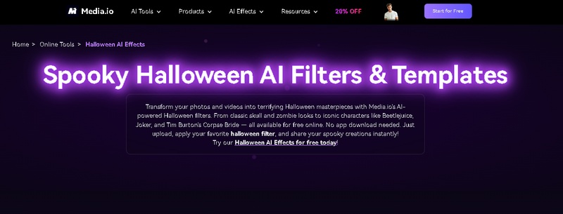 halloween makeup filter app