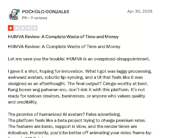 humvar ai user ratings