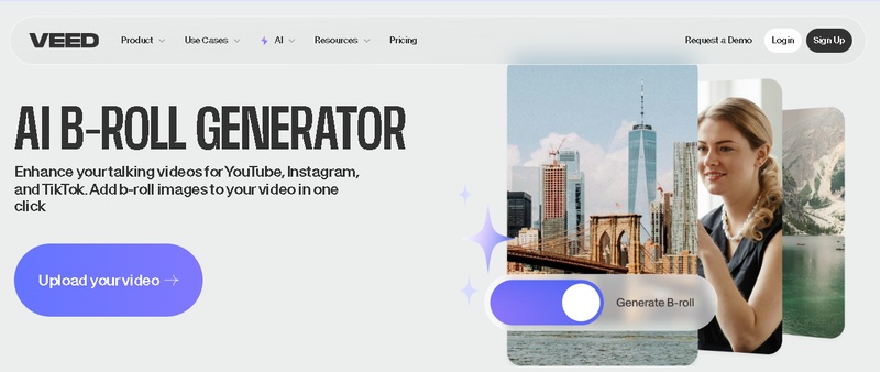 kapwing's ai b roll generator