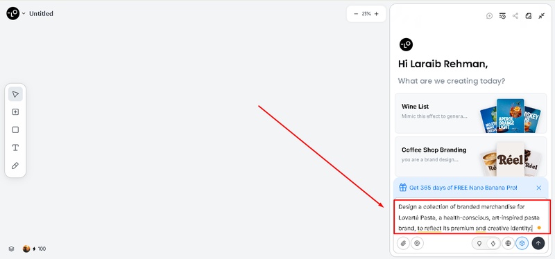 lovart ai generate image from text