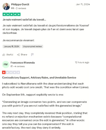 nano banana ai user reviews
