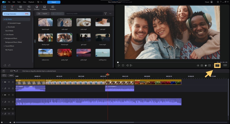 powerdirector ai video editor