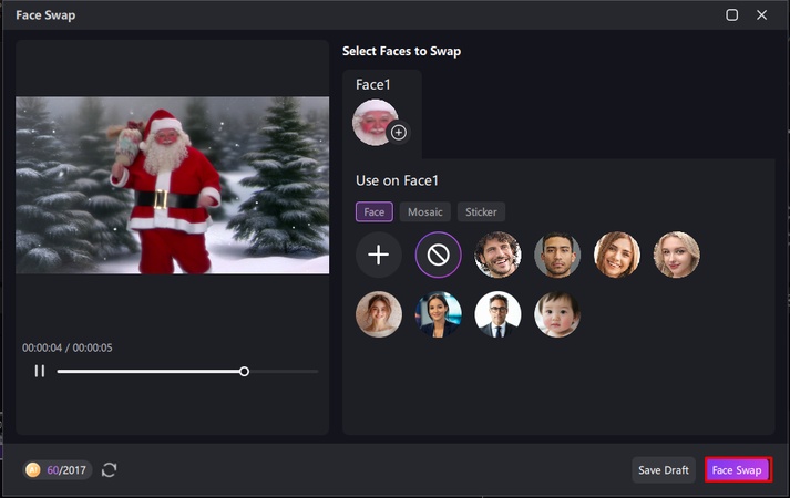 santa claus face easy