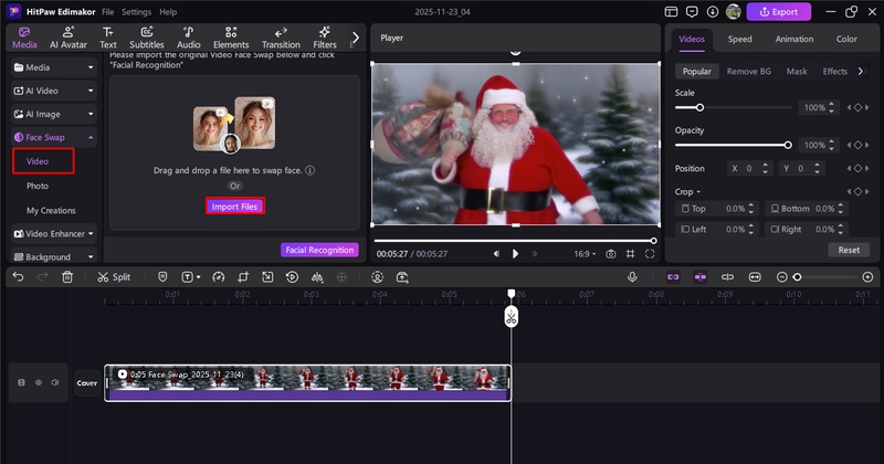 santa claus face in real life