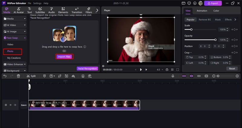 santa claus face swap free