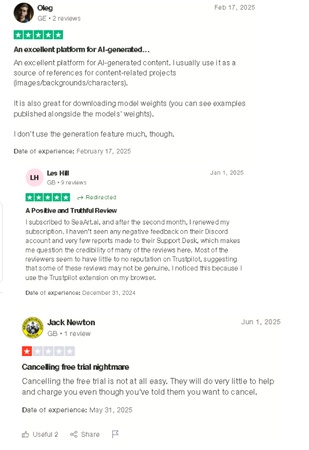 seaart ai user review