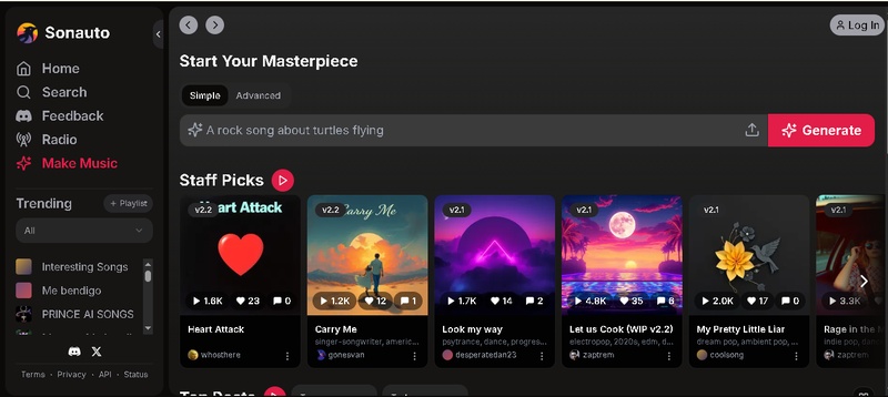 sonauto ai musique