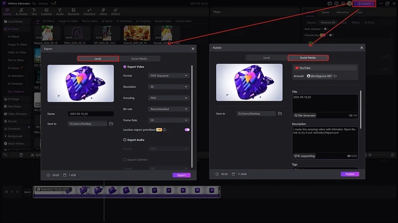 video conferencing software edimakor export