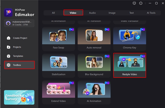 webtoon ai filter video