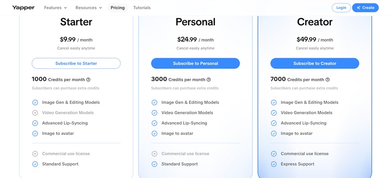 Yapper Ai Monthly Plan.Jpg