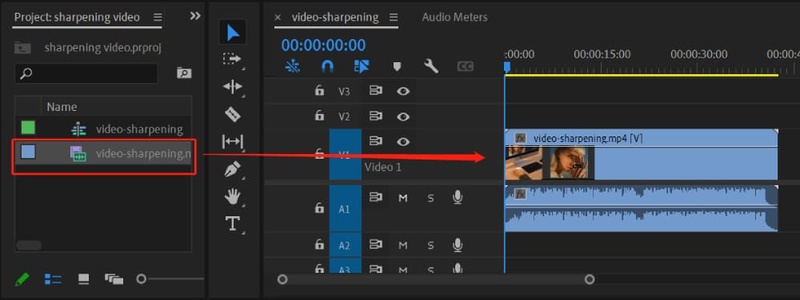 add video to timeline