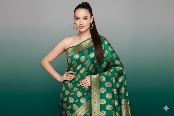 ai saree image from prompt 5