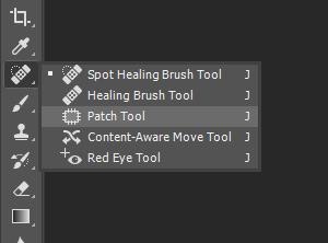 choose patch tool