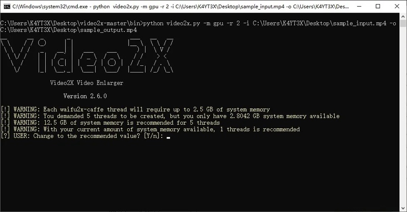 download and install video2x