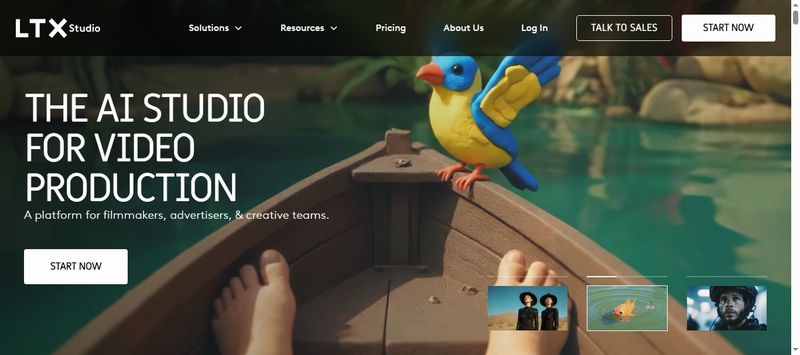 ltx studio homepage