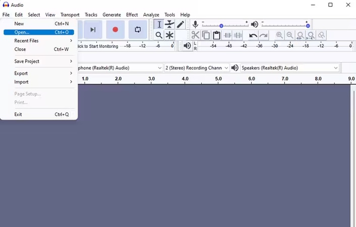 select file and open
