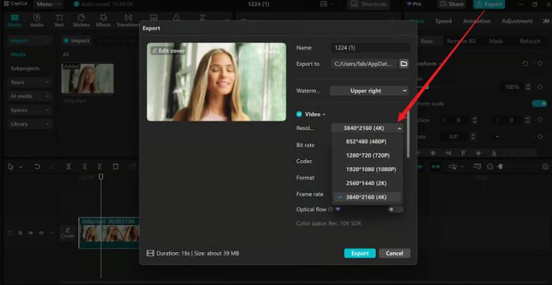 select resolution