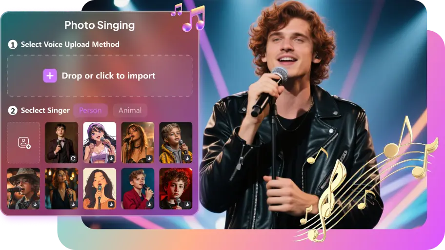 AI Singing Photo