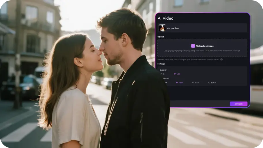 AI Kiss Generator