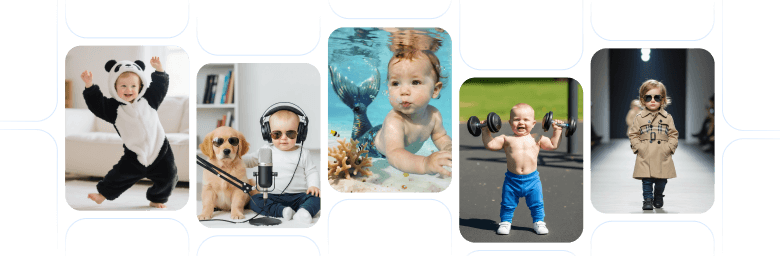 Cute AI Babies Created by Edimakor