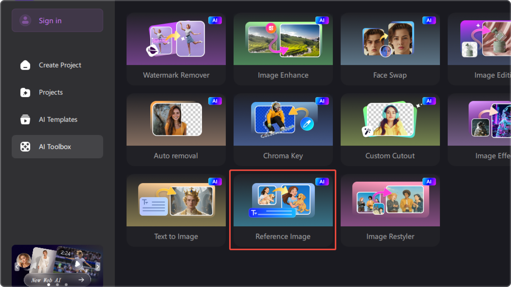 open reference image tool