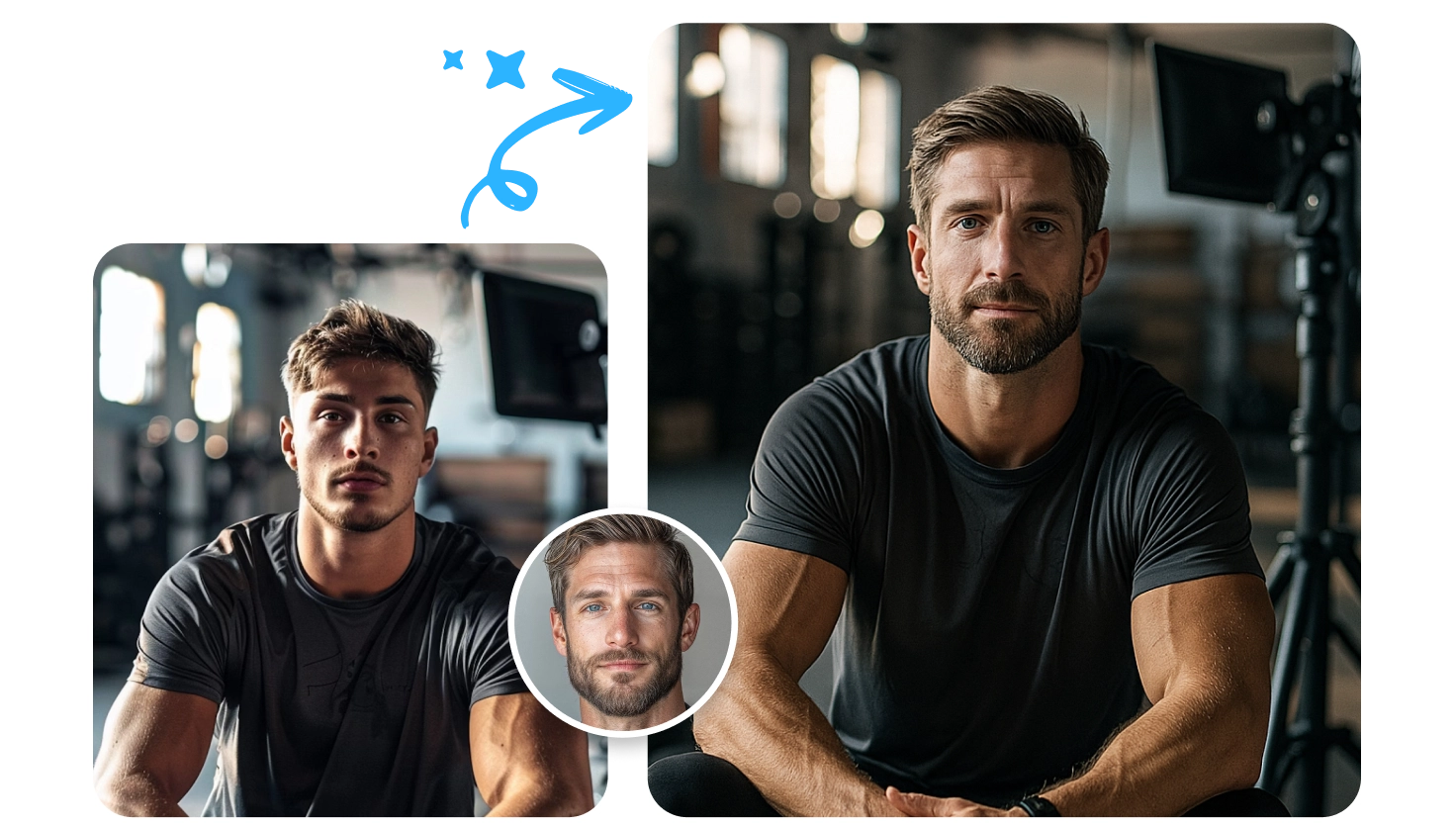 Visualize Fitness Transformations with AI Body Swap
