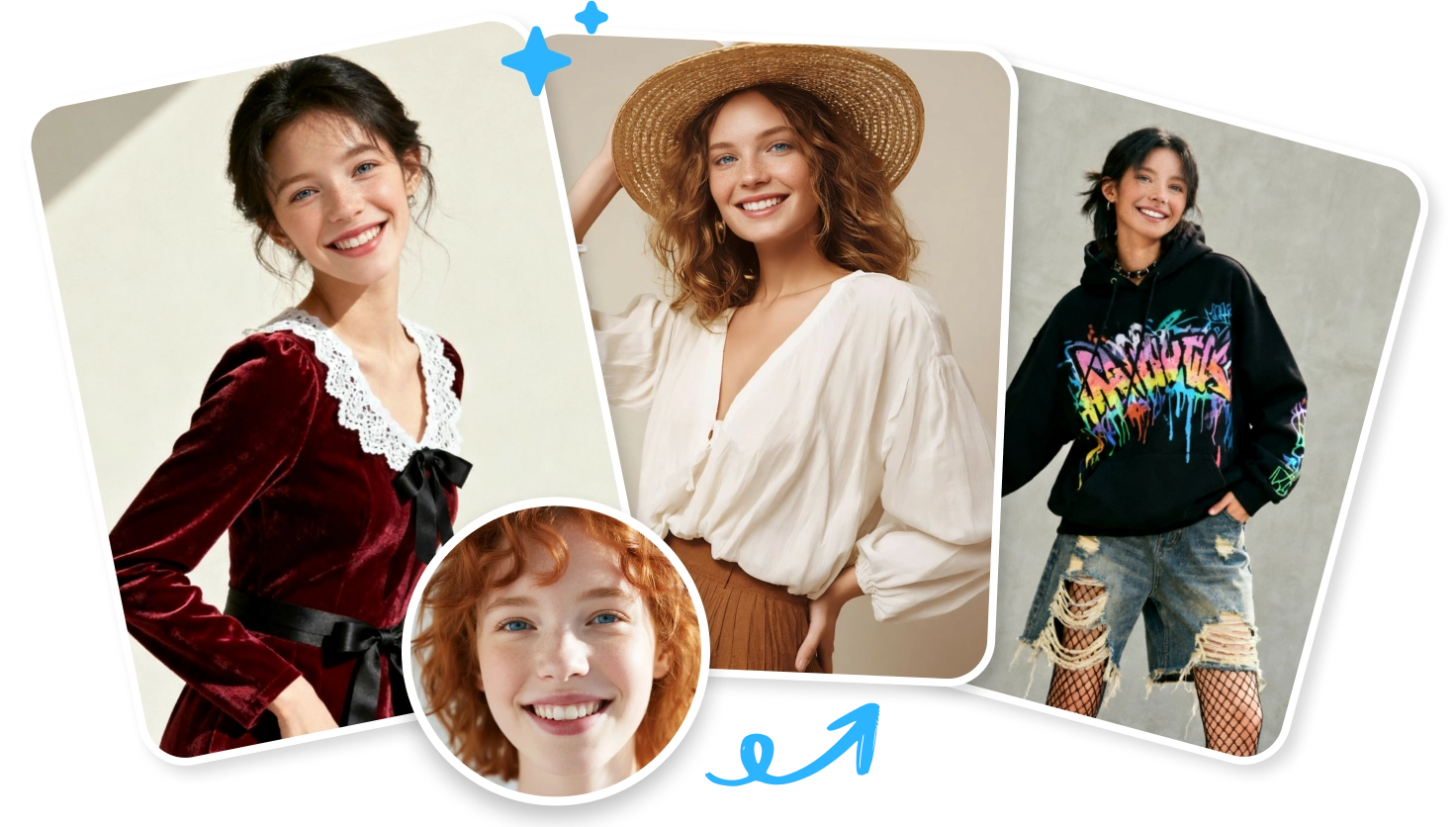 Try on New Styles with AI Outfit Body Swap Generator