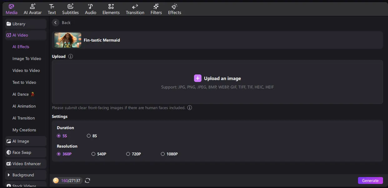 upload body transformation image