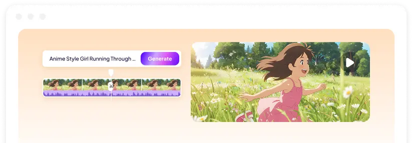 Generating videos from text