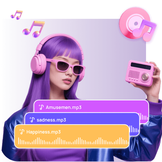 Free Music Library + AI Sound/Music