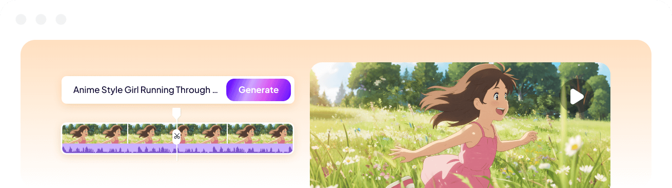 Generating videos from text