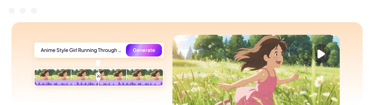 Generating videos from text