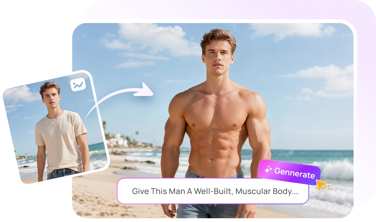Image-to-Image AI Muscle Generato