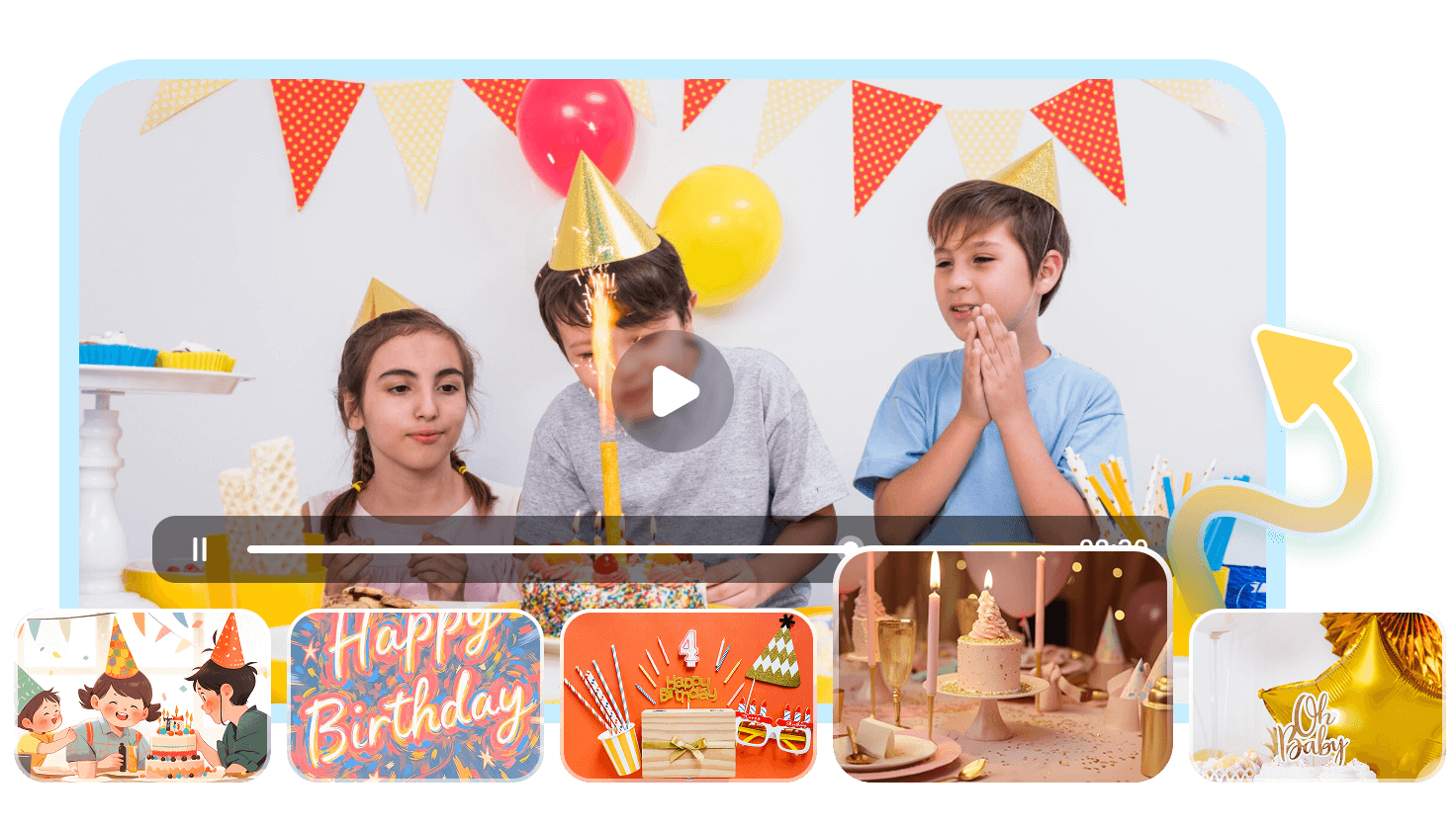 birthday theme templates