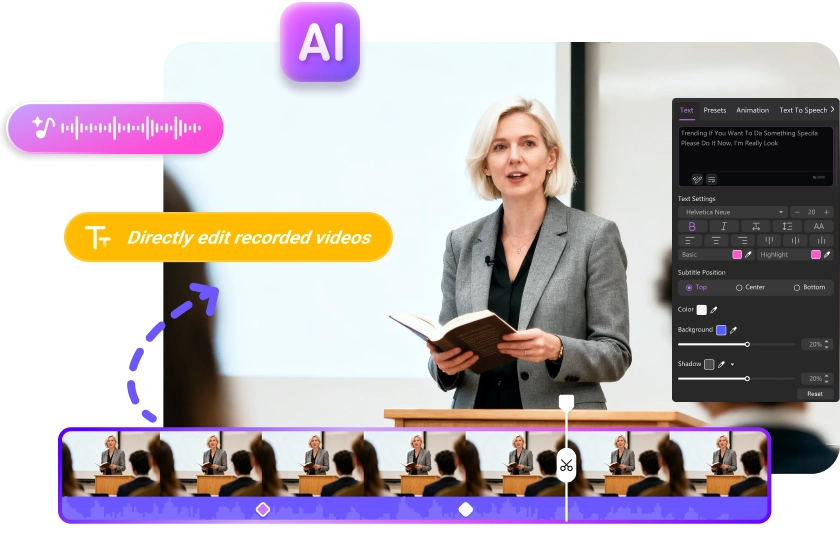 All-in-One AI Solution for Teaching Videos