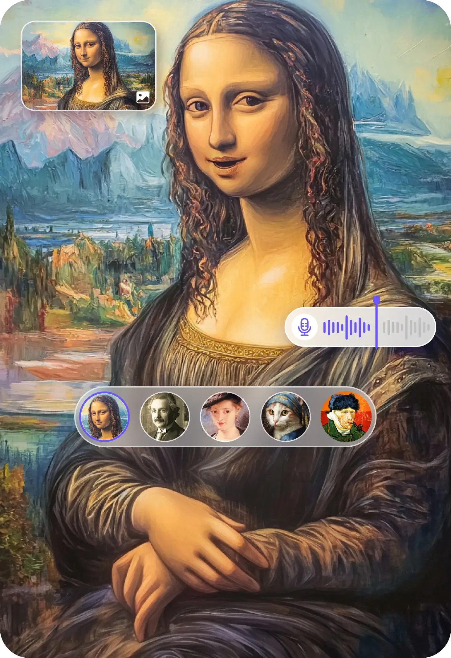 Make any photo talking videos with just one click