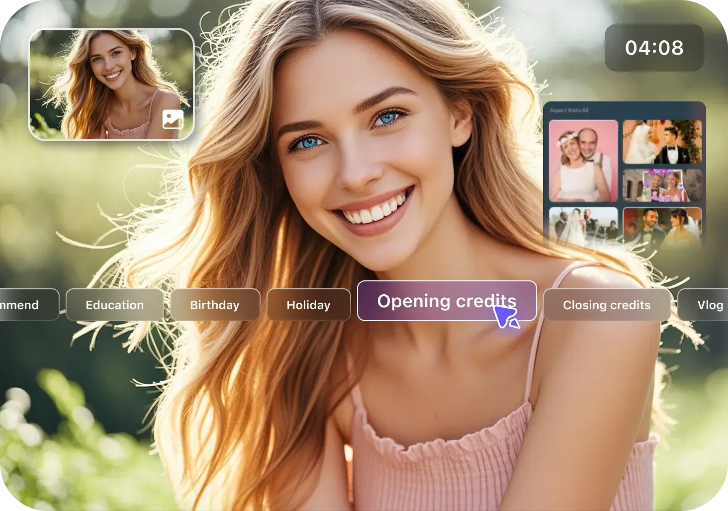Make image slideshow videos