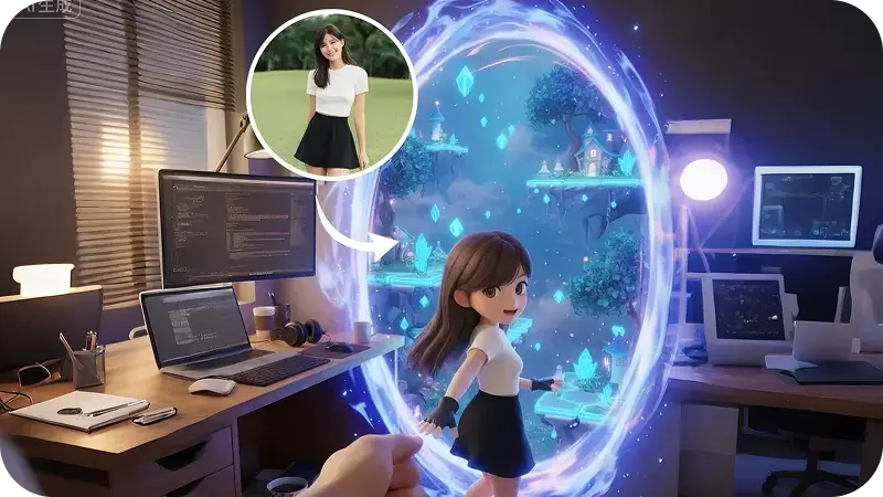 Charakterportal-Reiseeffekt