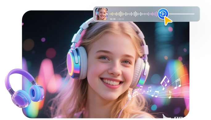 Full Control Over Audio When Reversing Video